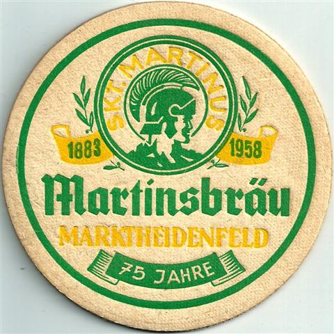 marktheidenfeld msp-by martins rund 1a (215-1883 1958-grüngelb)